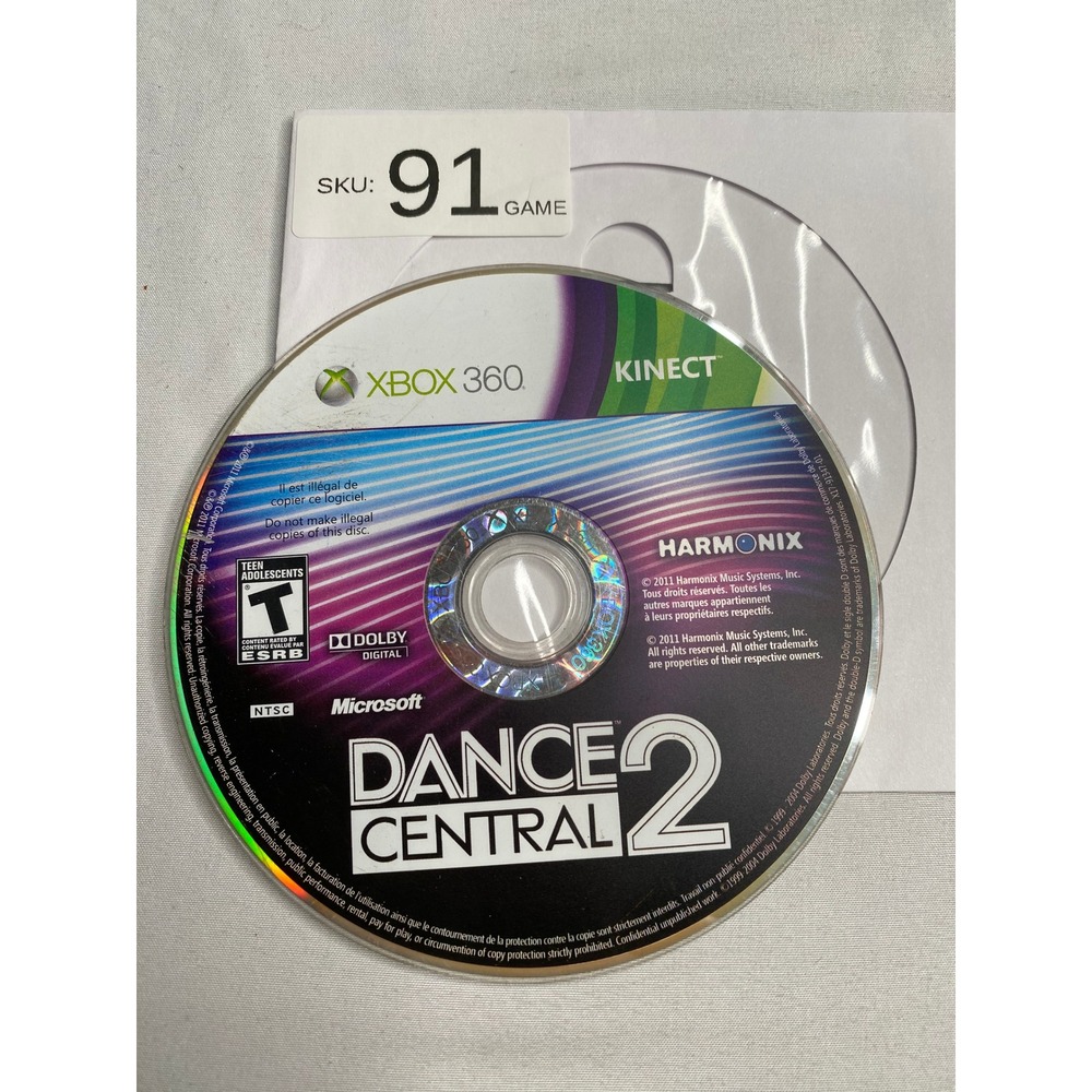 Dance Central 2 Microsoft Xbox 360